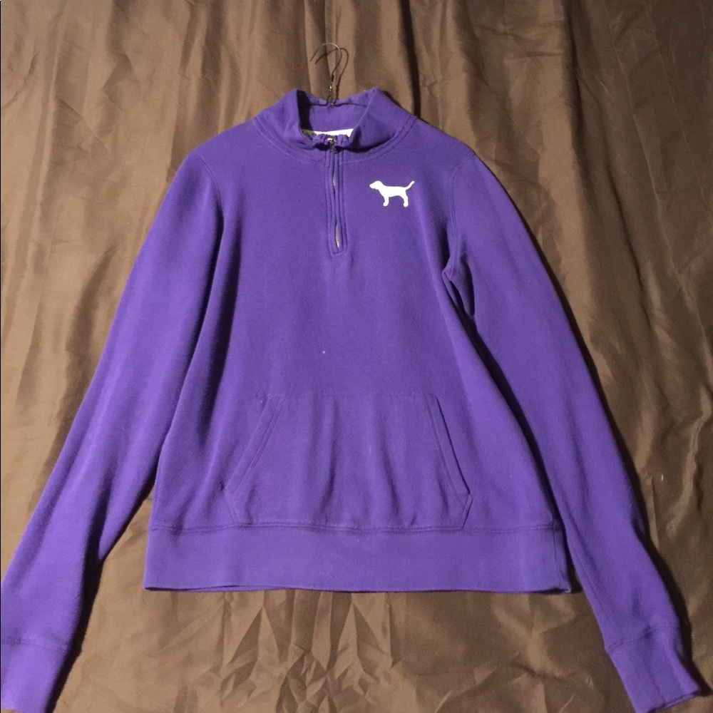 Pink half zip